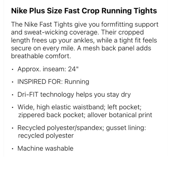 Nike plus size leggings - Picture 8 of 8